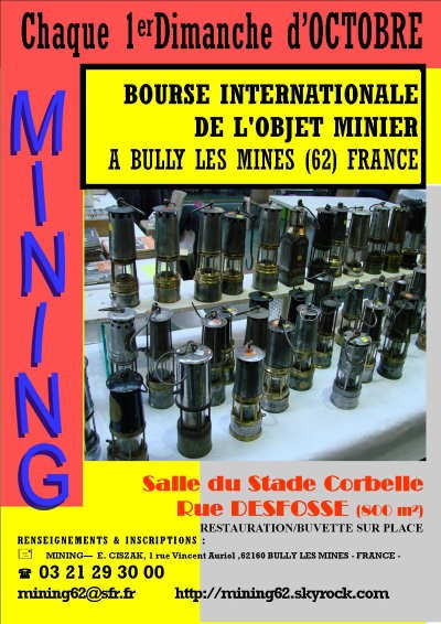 SALON INTERNATIONAL DE L'OBJET MINIER A BULLY LES MINES